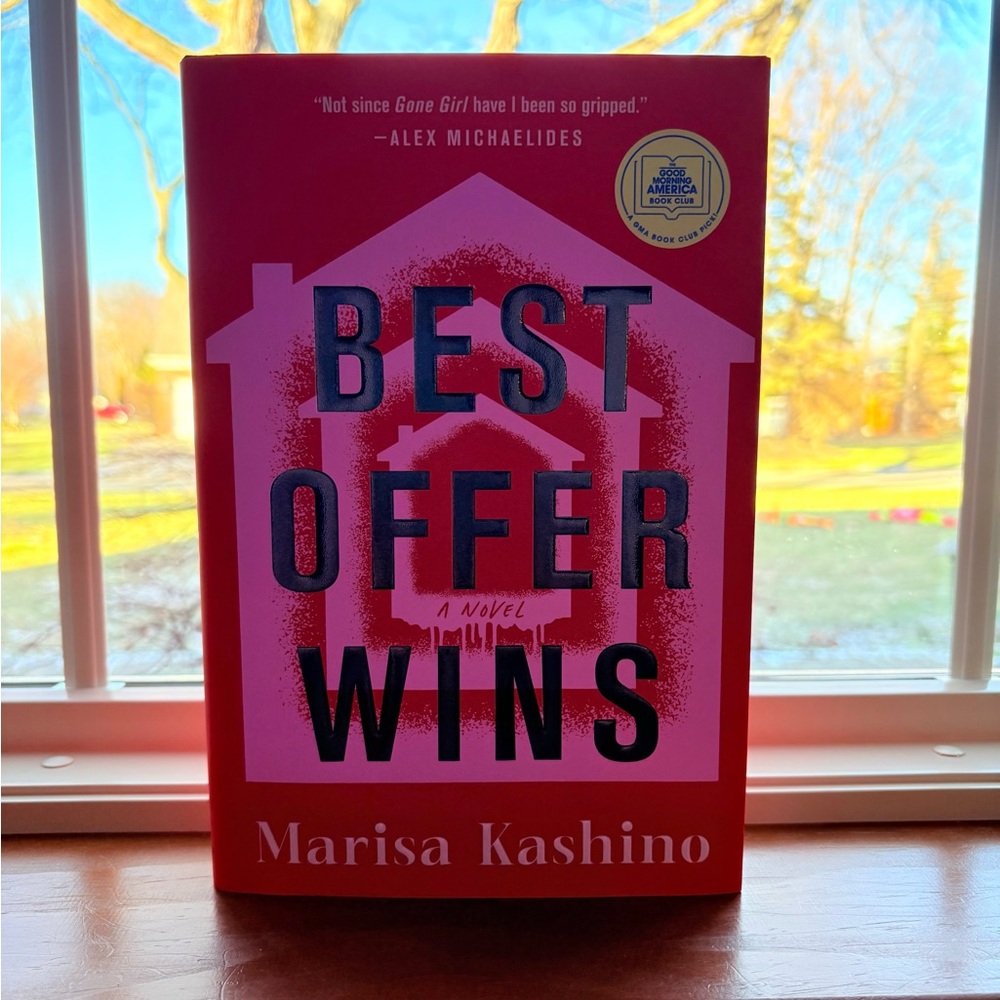 🏠 Best Offer Wins by Marisa Kashino Hardcover Novel 🏠